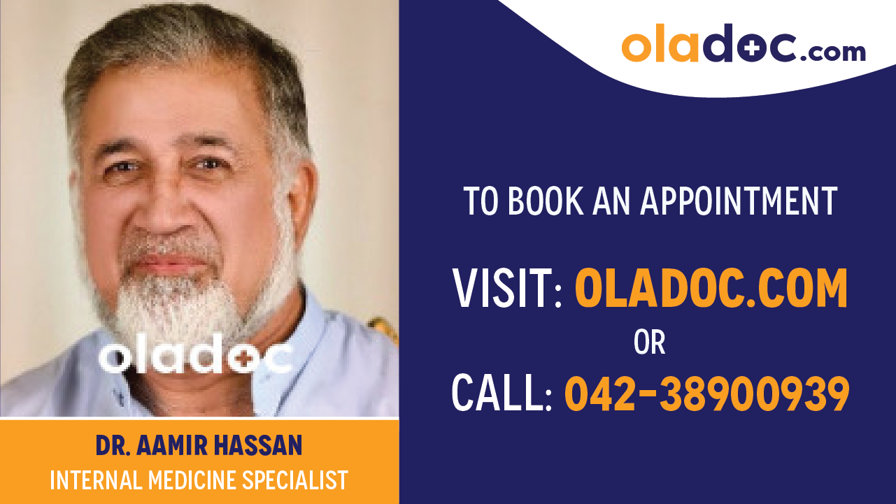 Book appointment with Dr.Aamir Hassan-best Internal Medicine Specialist in Lahore